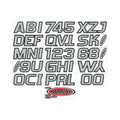 Hardline black auto part