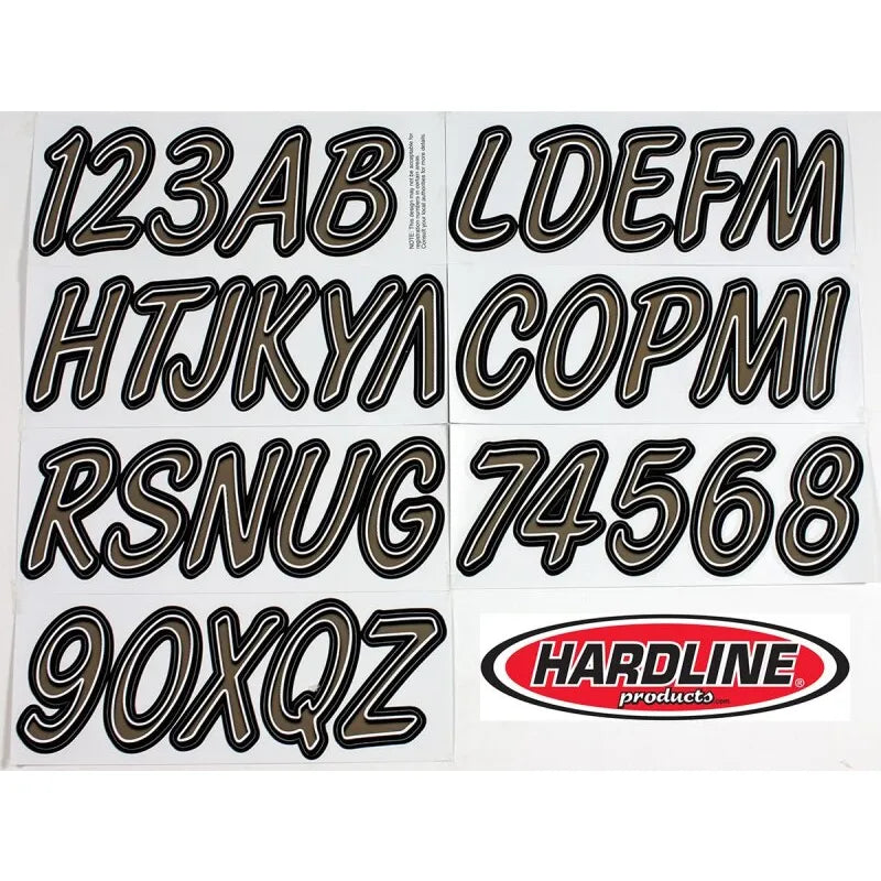 Hardline black auto part