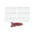 Hardline silver auto part