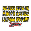 Hardline black auto part