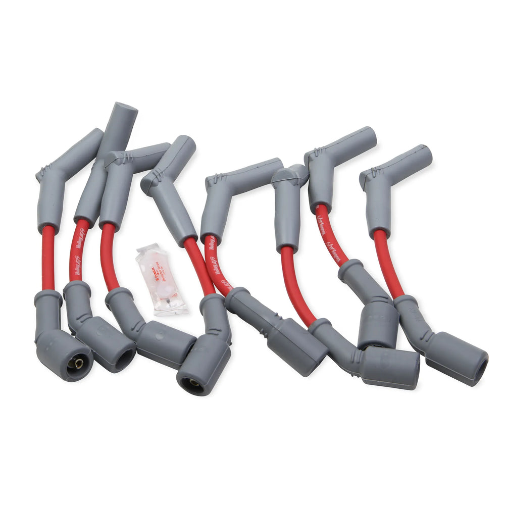 6.2L LS 45DEG SPARK PLUG WIRE SET RED/GRAY