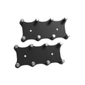 3RD GEN LS REMOTE COIL RELOCATION BRACKET BLACK