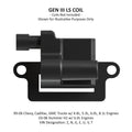 3RD GEN LS REMOTE COIL RELOCATION BRACKET BLACK