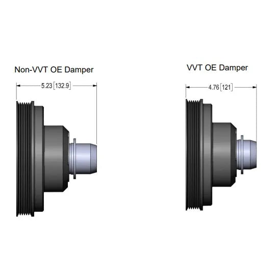 OE STYLE DAMPER/PULLEY FOR HEMI W/VVT