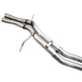 AWE Tuning cat-back exhaust installed view