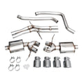 AWE Tuning cat-back exhaust close-up