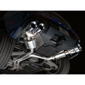 AWE Tuning cat-back exhaust close-up