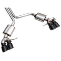 AWE Tuning cat-back exhaust close-up