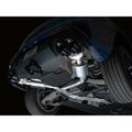 AWE Tuning cat-back exhaust detail