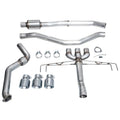 AWE Tuning exhaust installed view
