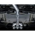 AWE Tuning exhaust installed view