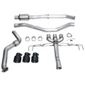 AWE Tuning exhaust installed view