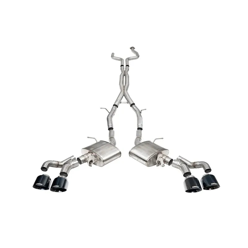 CORSA Performance black cat-back exhaust