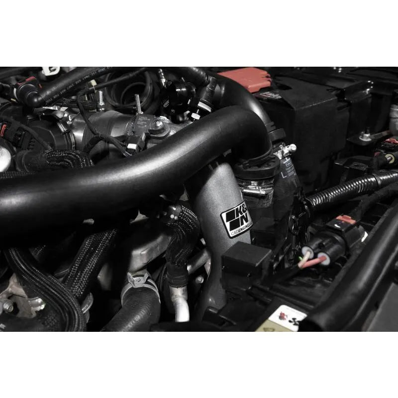 K&N Engineering gunmetal charge pipe