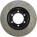 Stoptech auto part installed view