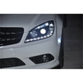 SPYDER headlights installed view