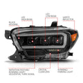 ANZO headlights detail