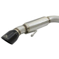aFe cat-back exhaust close-up