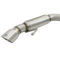 aFe cat-back exhaust installed view