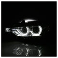 SPYDER headlights close-up