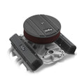 14x3 Die Cast Finned Alm Air Cleaner Black