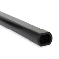 STEERING SHAFT 1IN OD X 36IN LONG BLACK ZINC FINISH