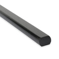 STEERING SHAFT 3/4IN OD X 36IN LONG BLACK ZINC FINISH