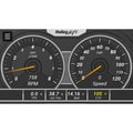 SNIPER EFI 5IN DIGITAL DASH HIGHRES DISPLAY GPS SPEEDOMETER BUILTIN HANDHEL