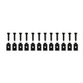 7072 CHEVELLE SS DASH BEZELS FOR RACEPAK DASH PANEL BLACK