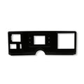 8894 CHEVY/GMC TRUCK DASH BEZELS FOR HOLLEY EFI 7IN DASH PANEL BLACK