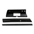 66 CHEVELLE DASH BEZELS FOR HOLLEY EFI 6.86IN DASH PANEL BLACK