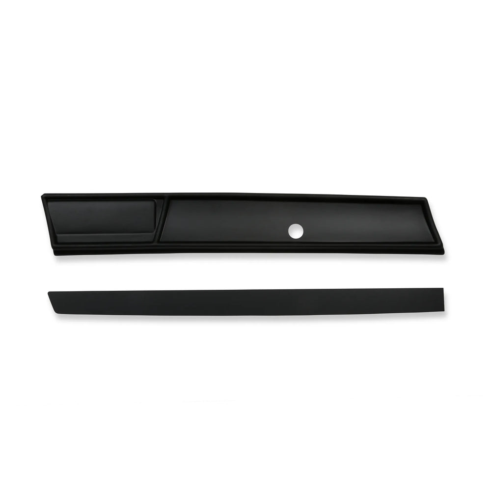 66 CHEVELLE DASH BEZELS FOR HOLLEY EFI 6.86IN DASH PANEL BLACK
