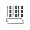 66 CHEVELLE DASH BEZELS FOR HOLLEY EFI 6.86IN DASH PANEL BLACK