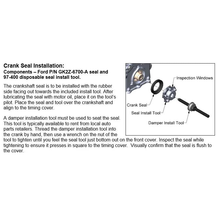 20C F250/F350 SUPER DUTY 7.3L (GAS) GODZILLA CRANKSHAFT SEAL INSTALLATION TOOL