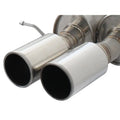 aFe cat-back exhaust detail