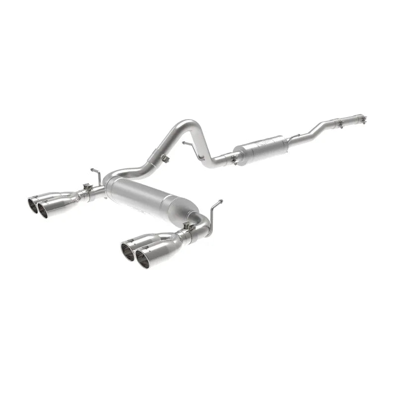 aFe polished cat-back exhaust