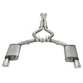 aFe cat-back exhaust detail