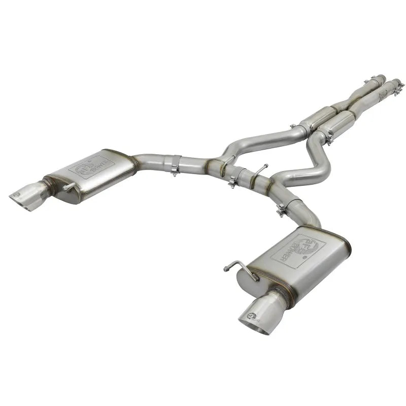aFe polished cat-back exhaust