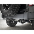 aFe axle-back exhaust installed view