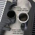 Banks Power intercooler installed view