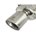 aFe cat-back exhaust close-up