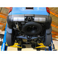 aFe cat-back exhaust close-up