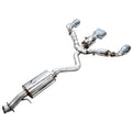 AWE Tuning cat-back exhaust detail