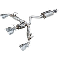 AWE Tuning cat-back exhaust detail