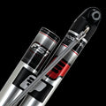 Progressive shock absorber close-up
