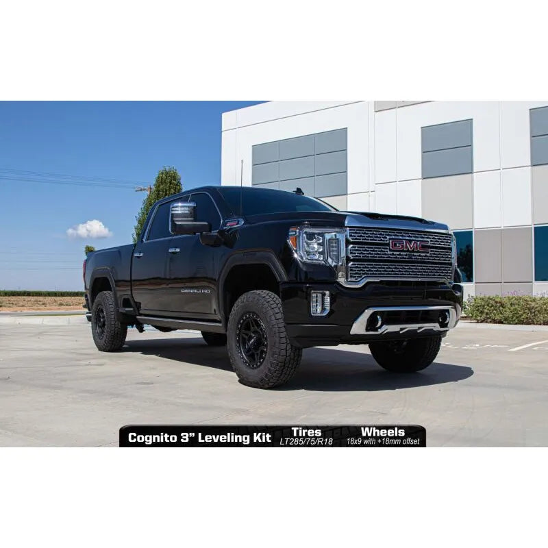 Cognito Motorsports silver leveling kit
