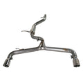 aFe cat-back exhaust detail