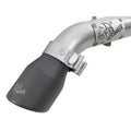 aFe axle-back exhaust installed view