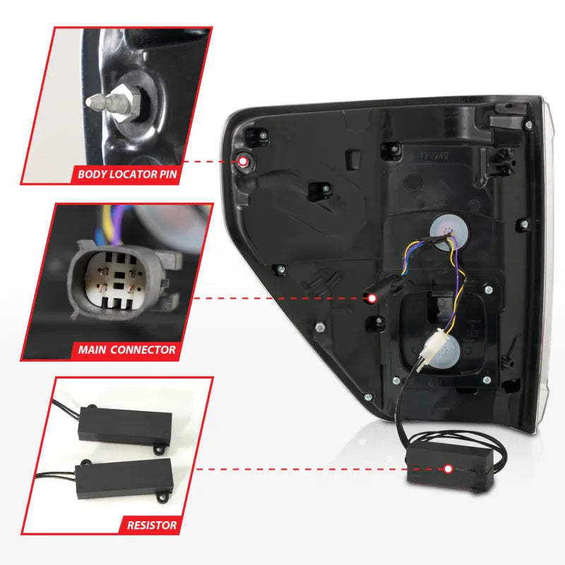 ANZO smoke tail light