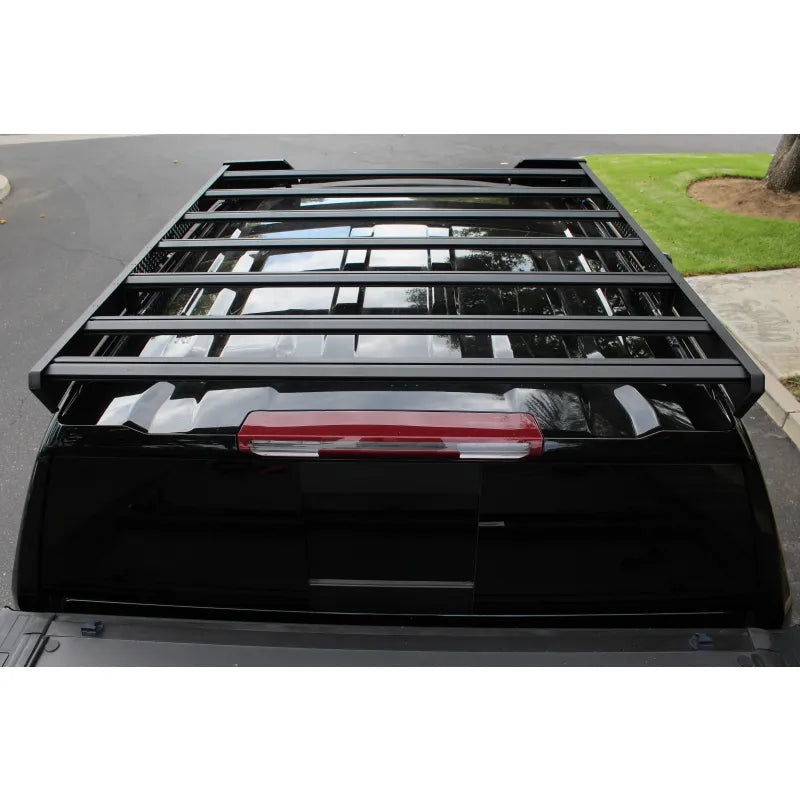 Go Rhino silver roof rack